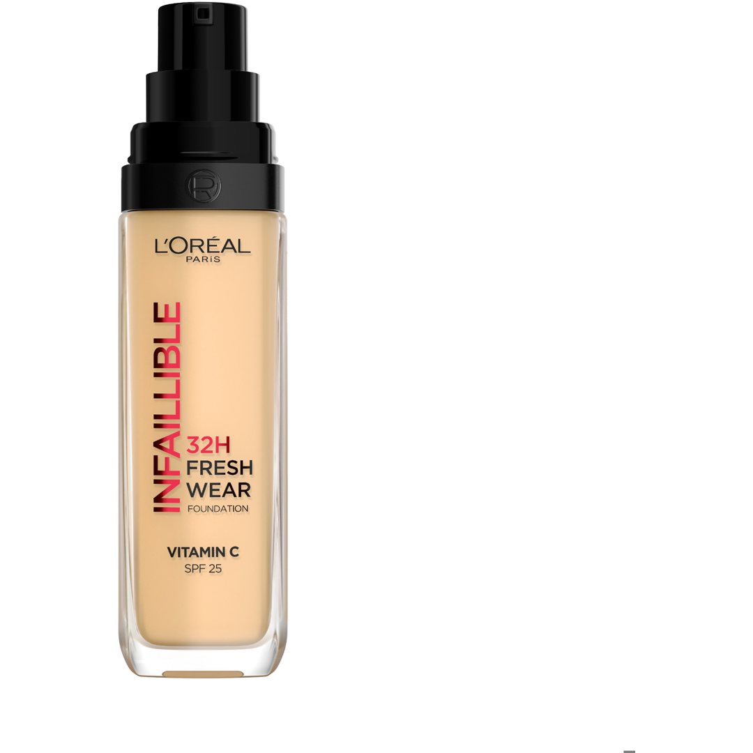 L'Oréal Paris Infaillible Foundation 32H Fresh Wear, 120 Warm Undertone dam foundation