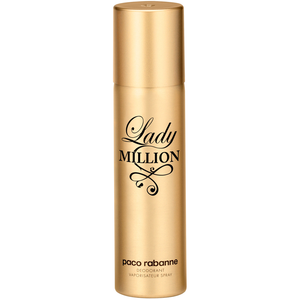 Lady Million Deodorant Spray, 150ml