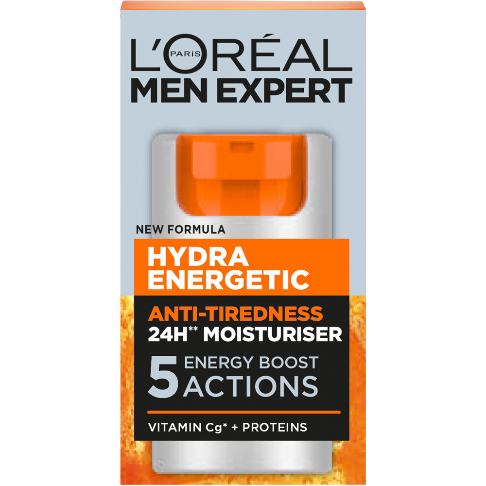 Men Expert Hydra Energetic Face Mousturizer, 50ml