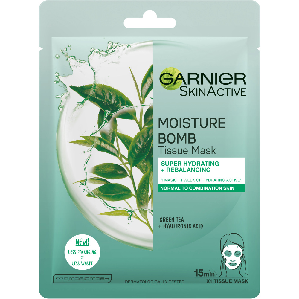 Moisture Bomb Tissue Mask (Green), 1-Pack