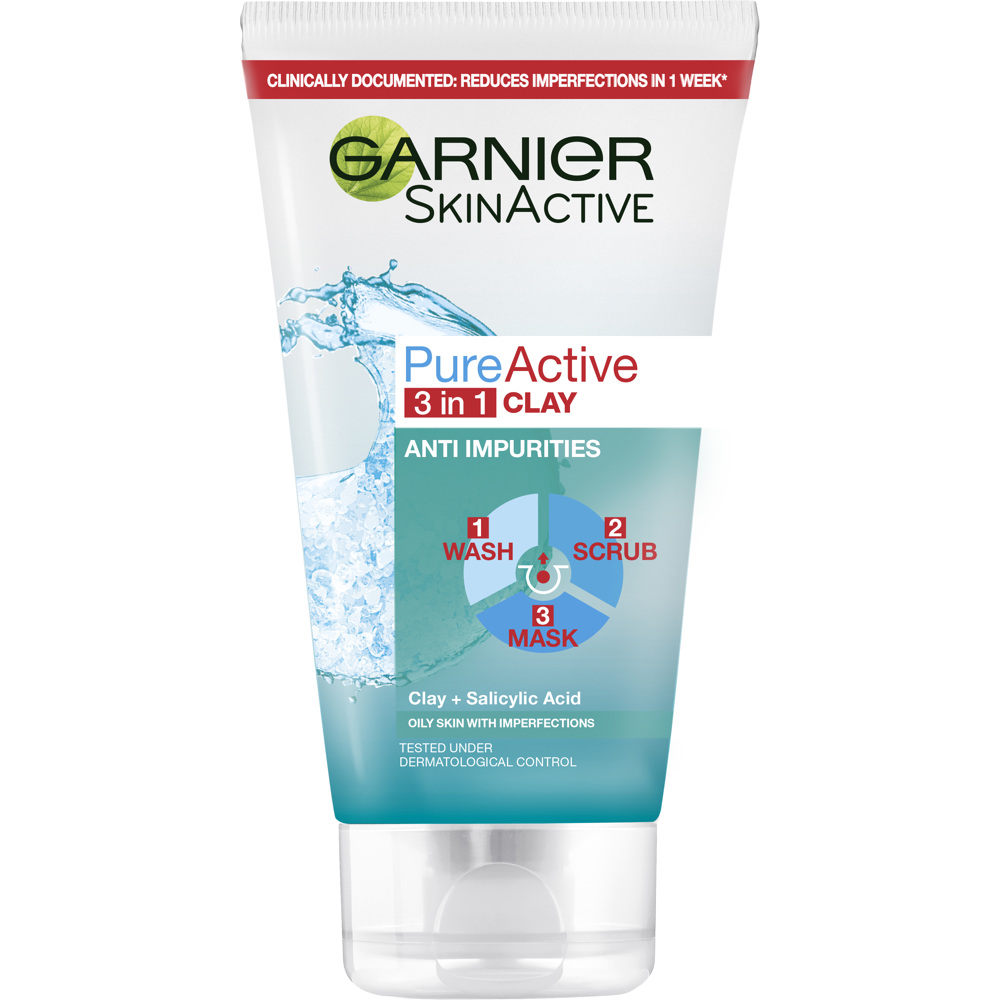 Pure Active 3 in 1 Wash Peeling & Mask 150ml