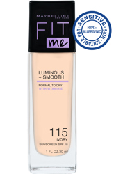 Fit Me Luminous + Smooth Foundation 30ml, Ivory