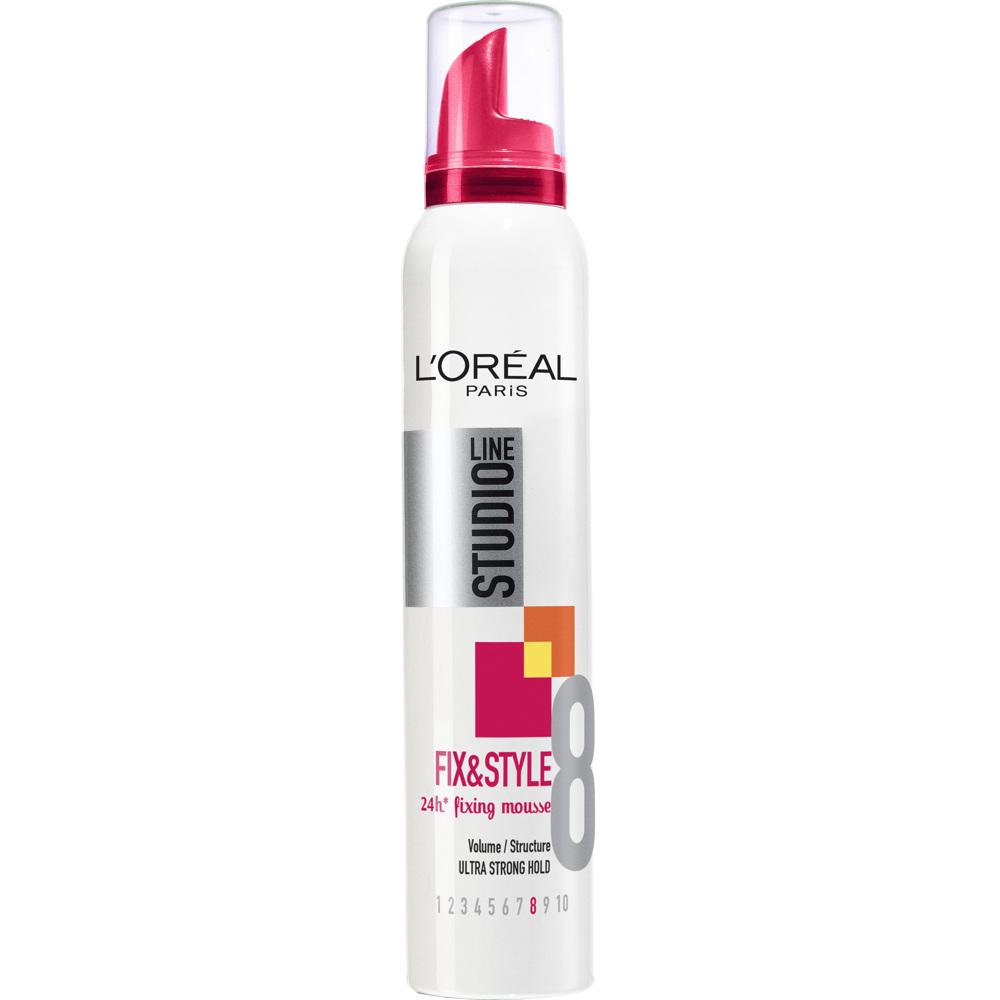 Studio Line Fix & Style Ultra Strong Mousse, 200ml