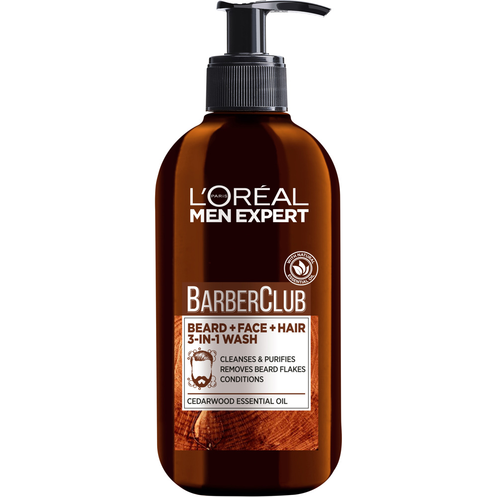 Men Expert Barber Club 3-in-1 Wash, 200ml