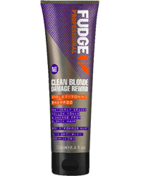 Clean Blonde Damage Rewind Shampoo, 250ml, Fudge
