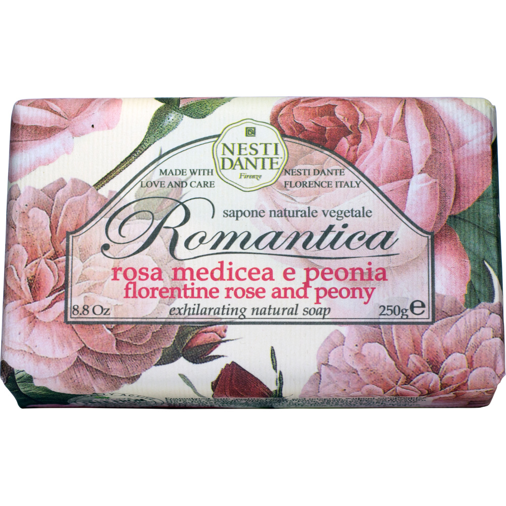 Romantica Florentine Rose Peony Soap, 250g
