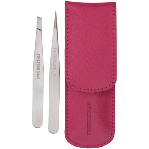 Petite Tweeze Set With Pink Case