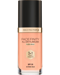 Facefinity All Day Flawless Foundation, 64 Rose Gold