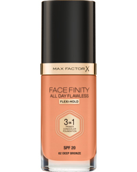 Facefinity All Day Flawless Foundation, 82 Deep Bronze