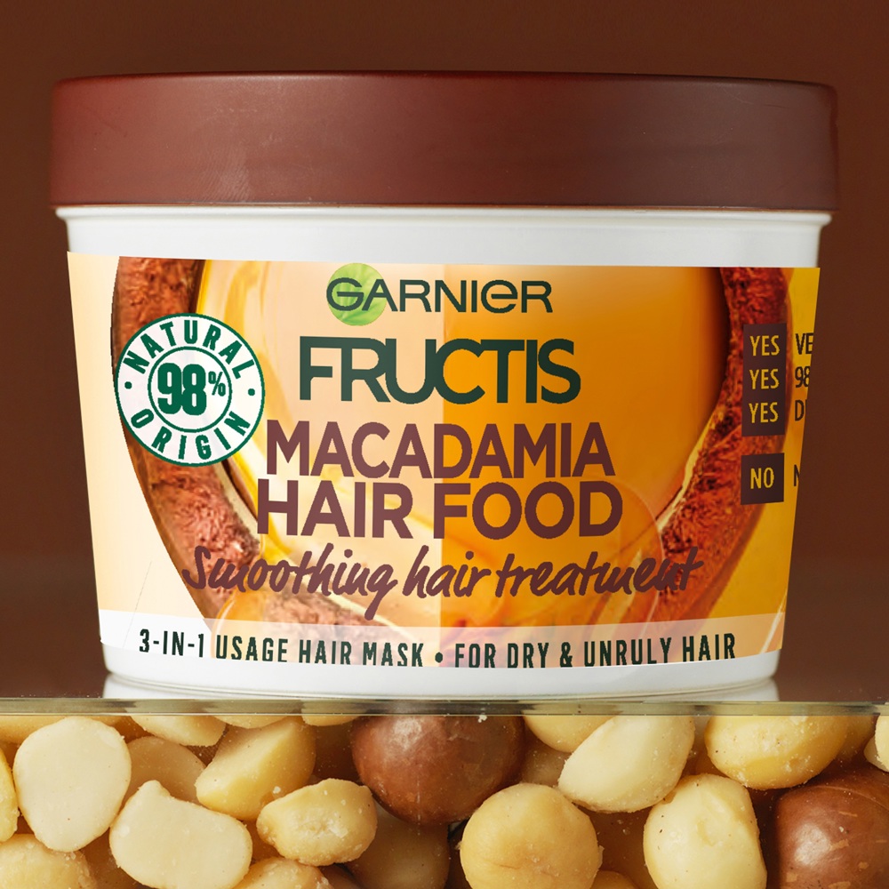 Hair Food Mask Macadamia, 390ml