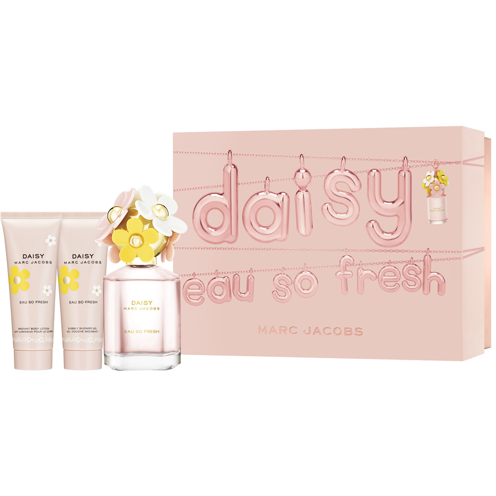 Daisy Eau So Fresh Gift Set, EdT 75ml + BL 75ml + SG 75ml