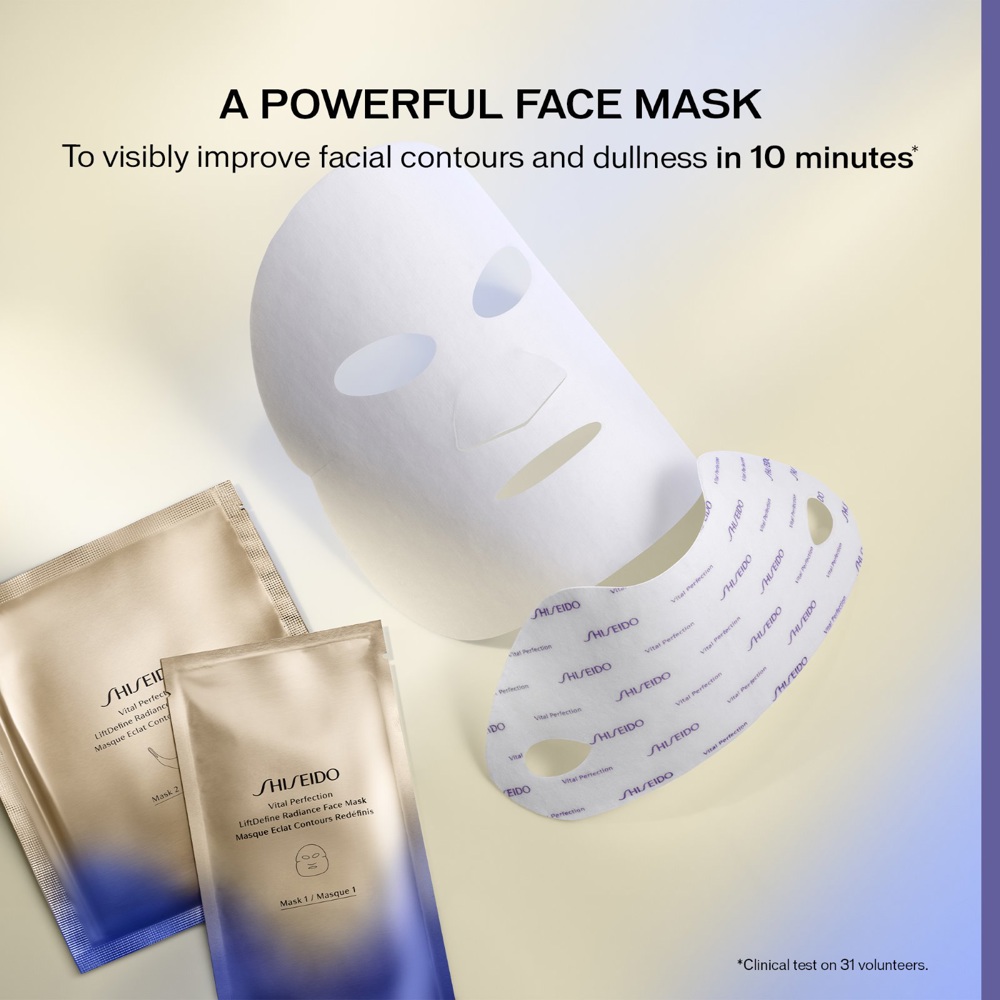Vital Perfection Liftdefine Radiance Face Mask, 6stk