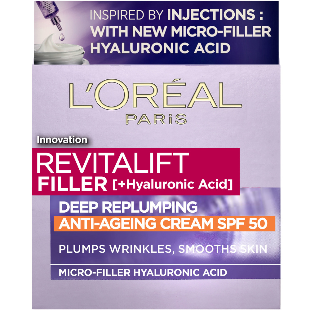Filler [+Hyaluronic Acid] Repluming Day Cream SPF50, 50ml