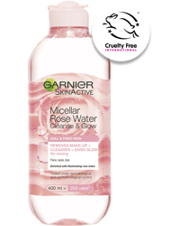 Micellar Rose Water Cleanse & Glow Dull & Tired Skin, 400ml