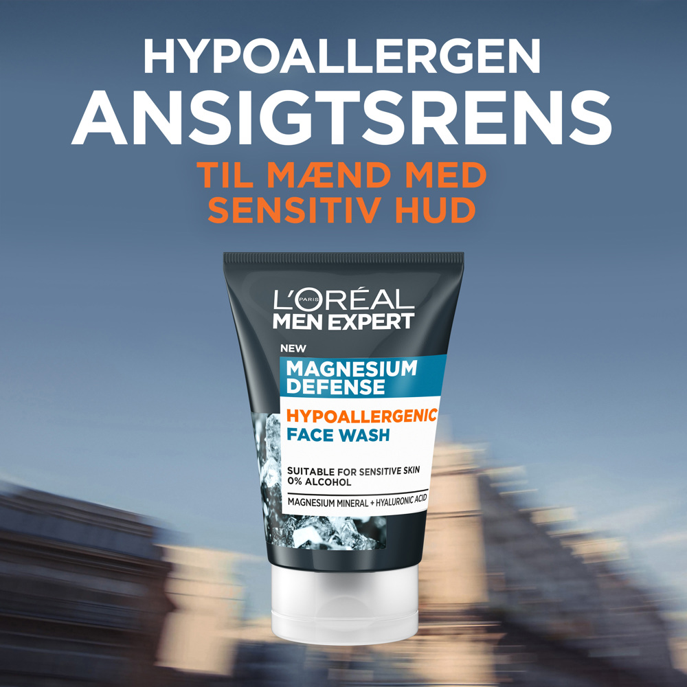 Men Expert Magnesium Defence Hypoallergenic Face Wash