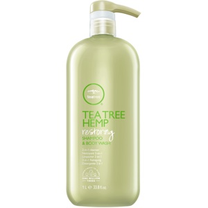 Tea Tree Hemp Restoring Shampoo & Body Wash, 1000ml