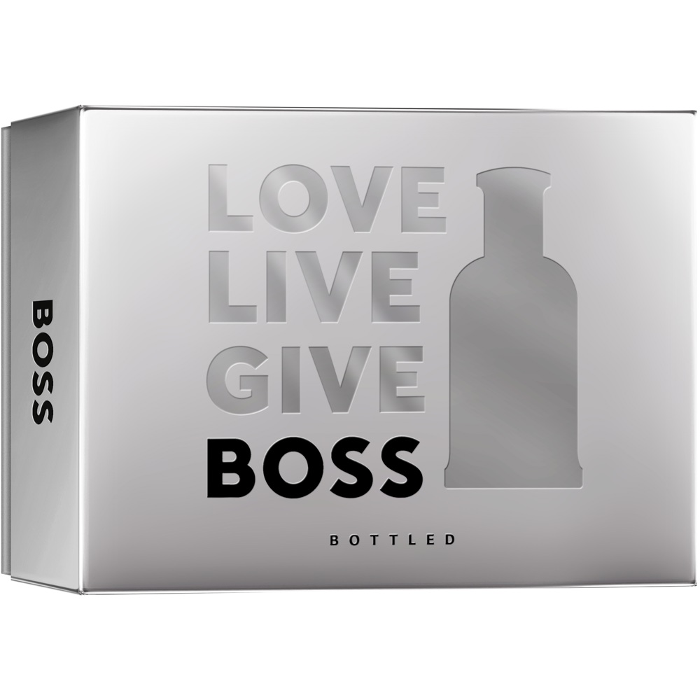 Boss Bottled Gift Set, EdT 100ml + Deospray 150ml + Shower Gel 100ml