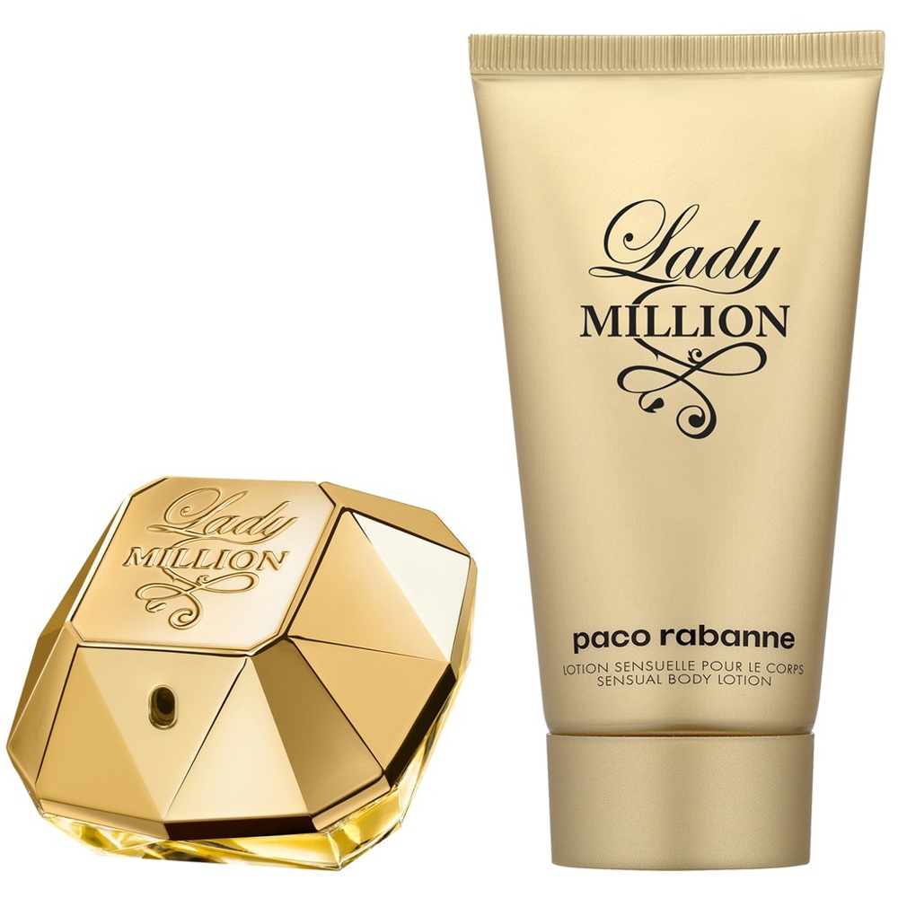 Lady Million Gift Set, EdP 50ml + Body lotion 75ml