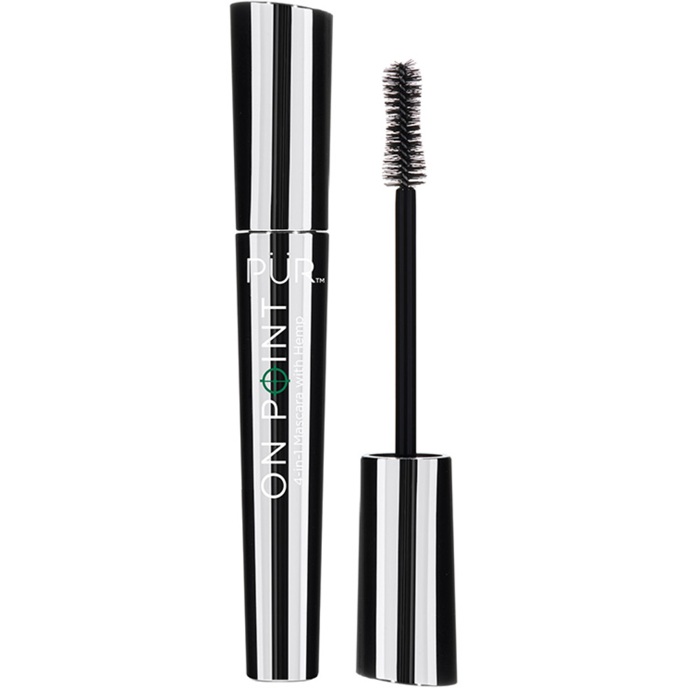 On Point 4-in-1 Mascara with Hemp, 6,9g