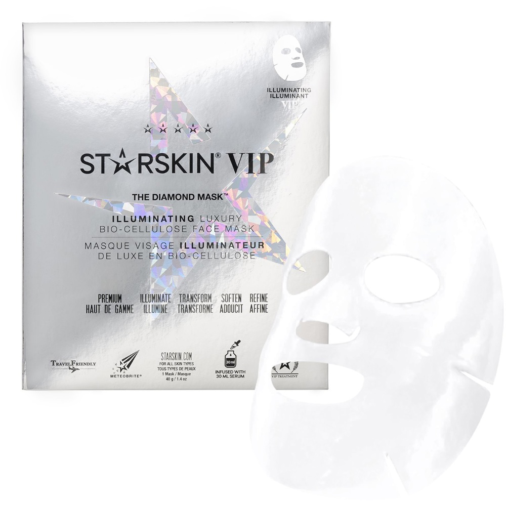 THE DIAMOND MASK™ VIP Illuminating Bio-Cellulose Face Mask, 30ml