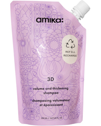 3D Volume & Thickening Shampoo, 500ml, Amika