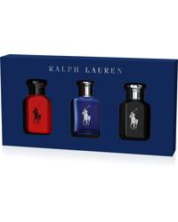 World of Polo Gift Set 2022, Red/Blue/Black EdT 3x40ml