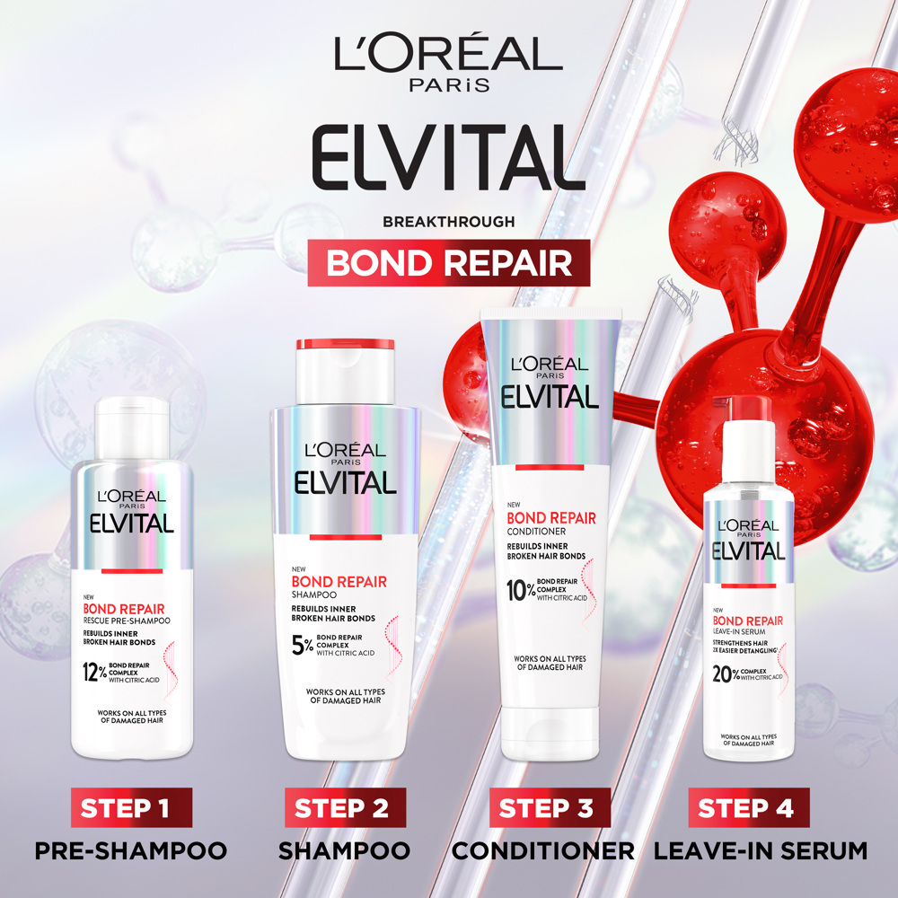 Elvital Bond Repair Shampoo, 200ml