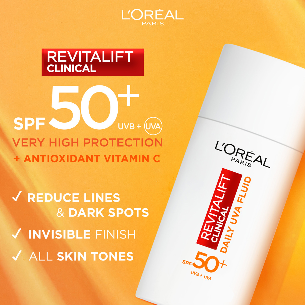 Revitalift Clinical Daily UVA Fluid SPF50, 50ml