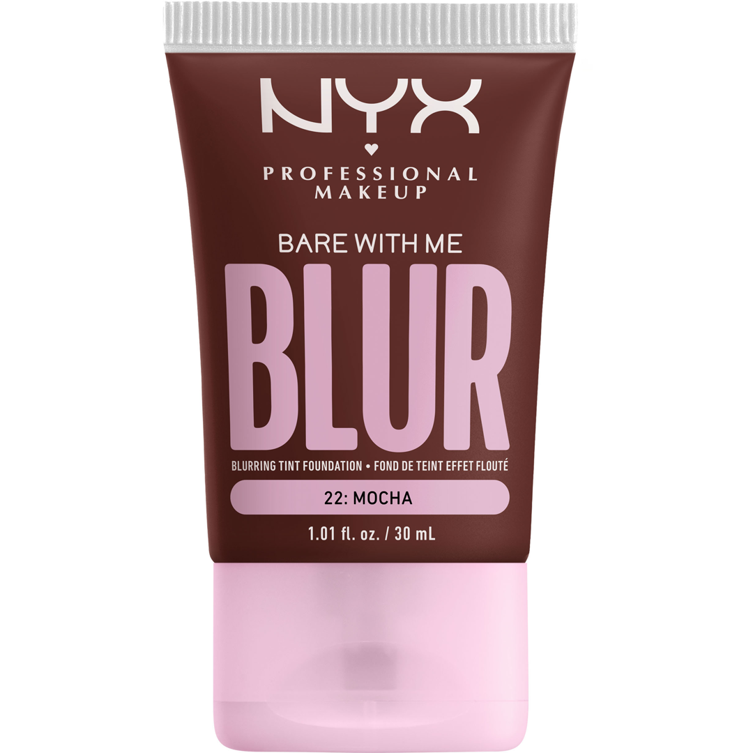 NYX Bare With Me Blur Tint Foundation, 30ml, 22 Mocha dam foundation