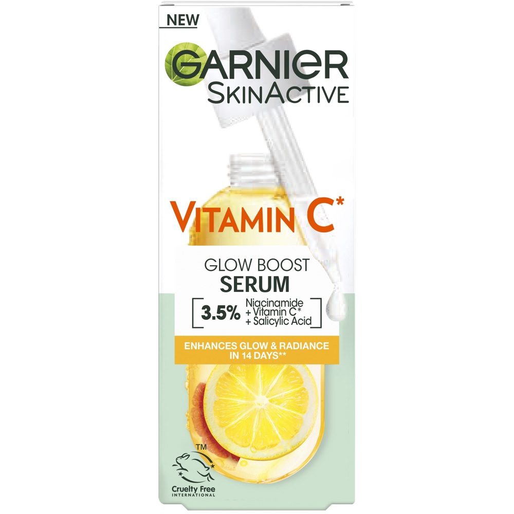 SkinActive Vitamin C Glow Boost Serum, 30ml