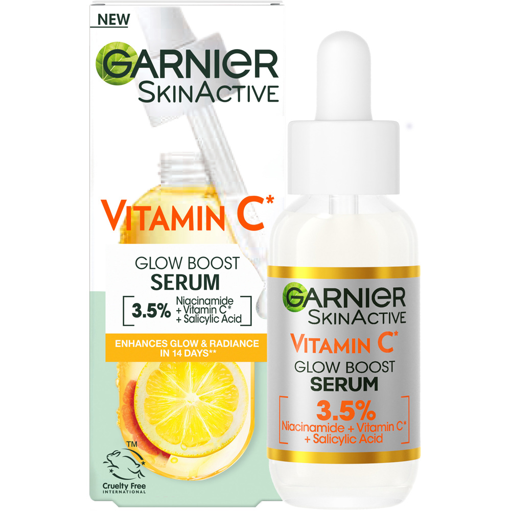 SkinActive Vitamin C Glow Boost Serum, 30ml