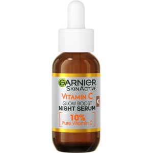 SkinActive Vitamin C Glow Boost 10% Night Serum, 30ml