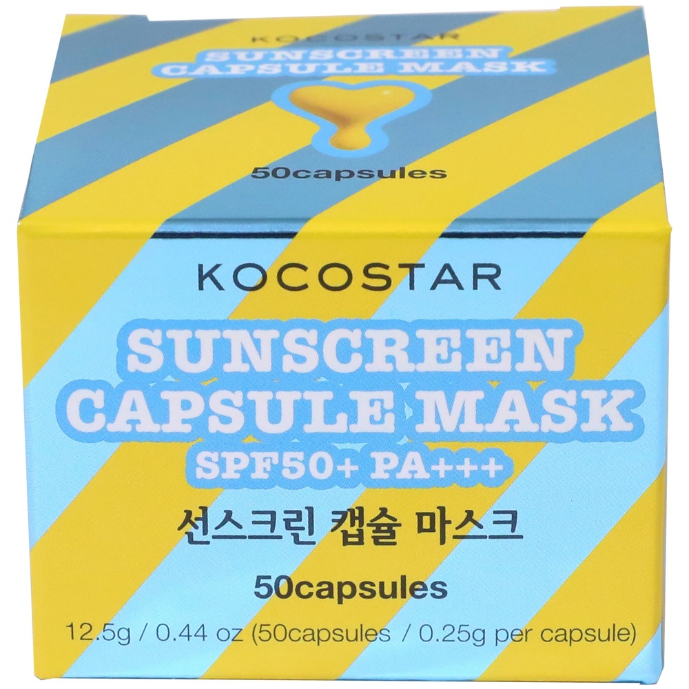 Sunscreen Capsule Mask, 50-Pack