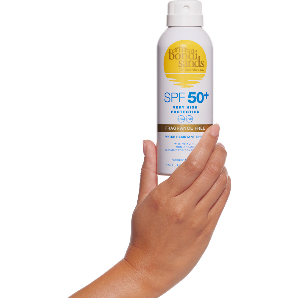 SPF 50+ Fragrance Free Sunscreen Spray, 160g