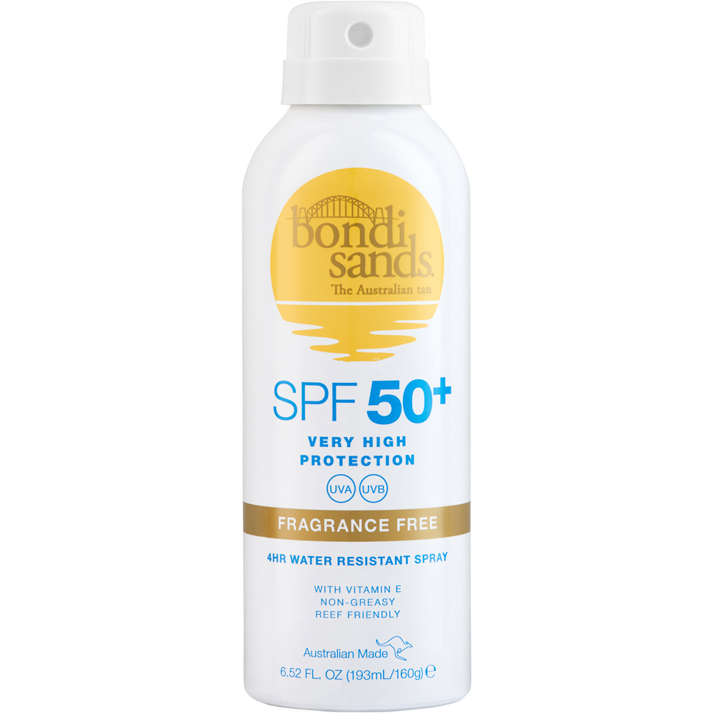 SPF 50+ Fragrance Free Sunscreen Spray, 160g