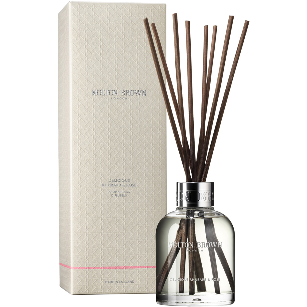 Delicious Rhubarb & Rose Aroma Reeds Diffuser, 150ml