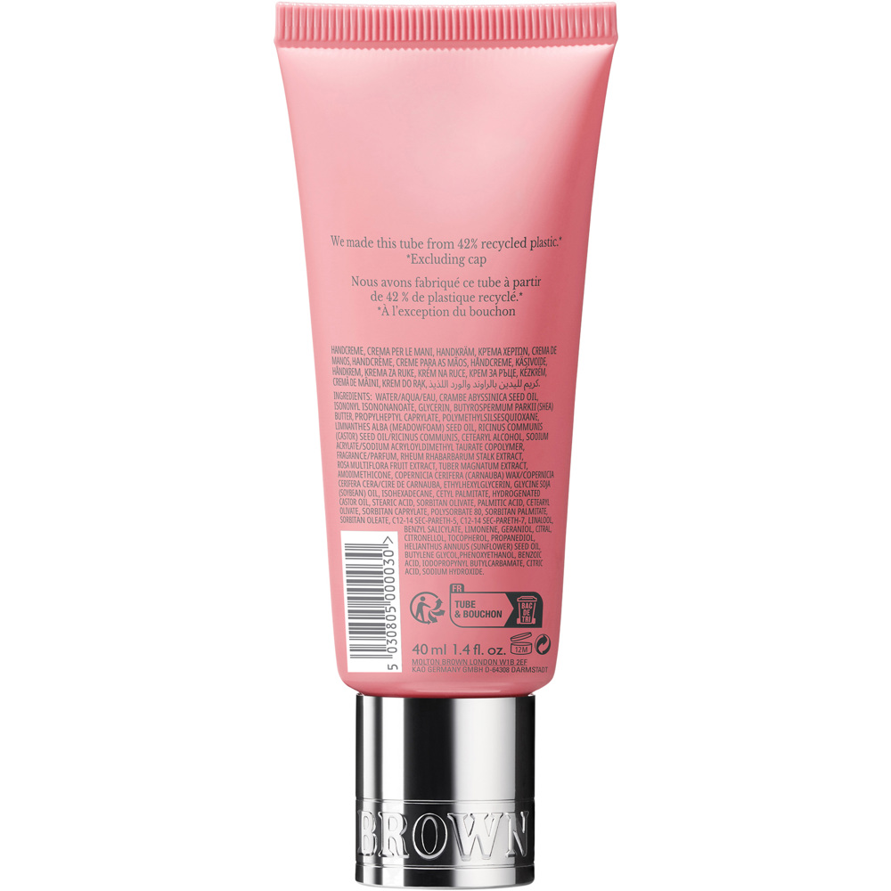 Delicious Rhubarb & Rose Hand Cream, 40ml