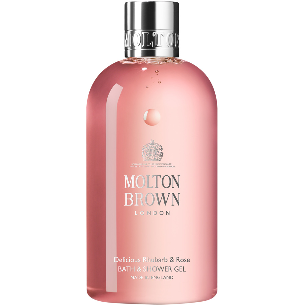 Delicious Rhubarb & Rose Bath & Showergel, 300ml