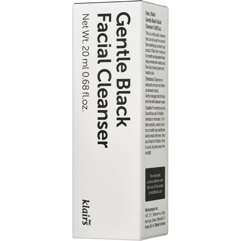 Gentle Black Facial Cleanser