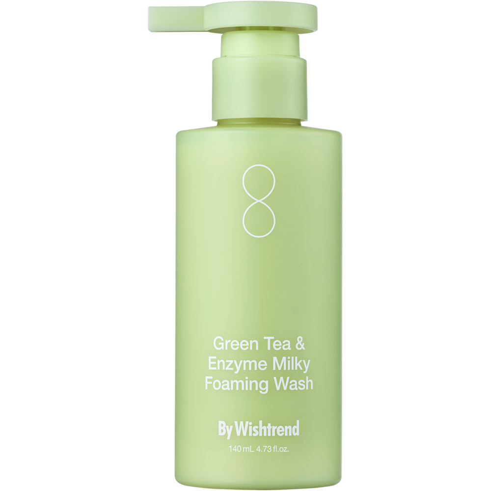 Green Tea & Enzyme Milky Foaming Wash, 140ml