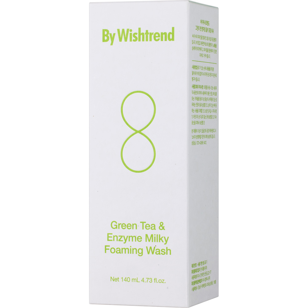 Green Tea & Enzyme Milky Foaming Wash, 140ml