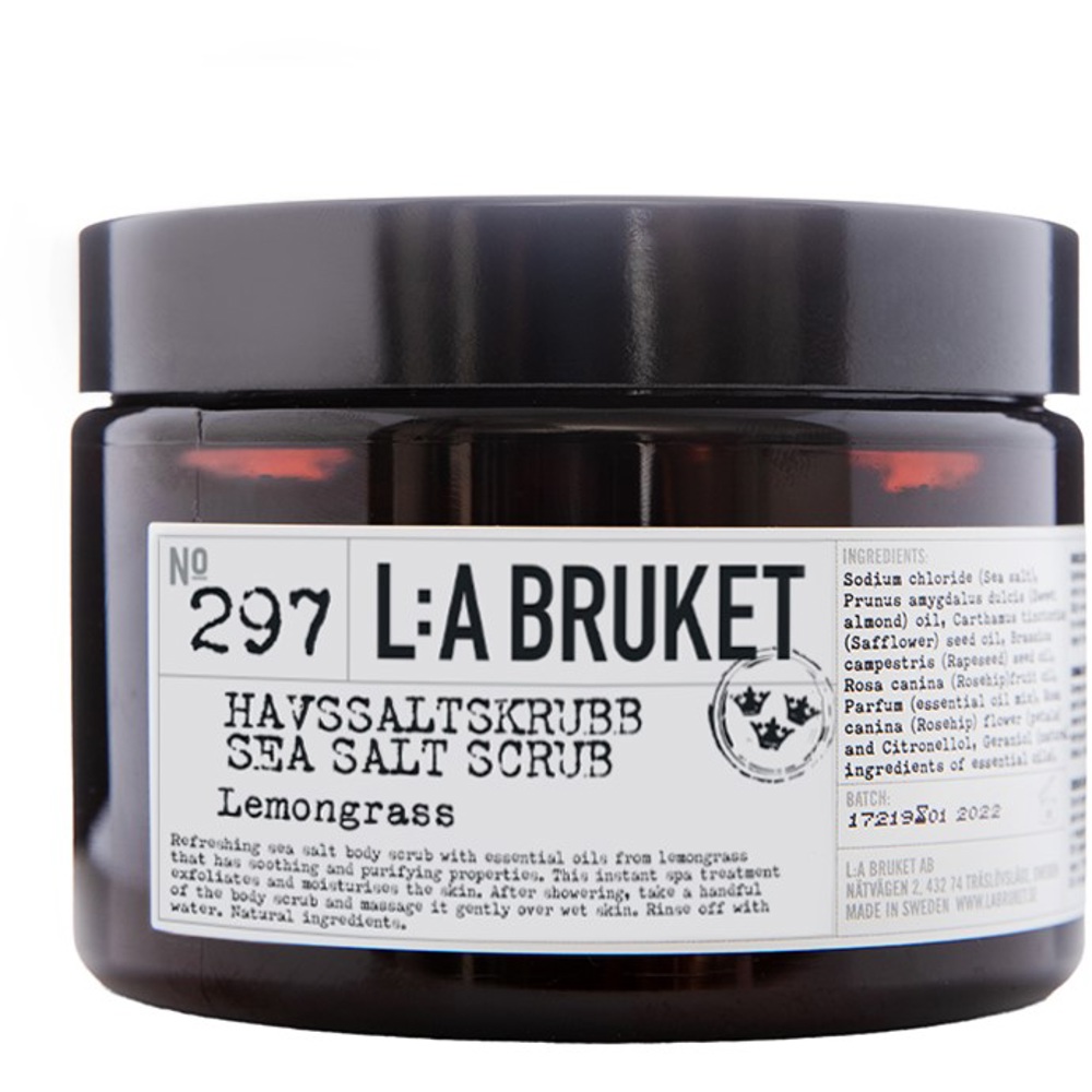 296 Sea Salt Scrub Lemongrass