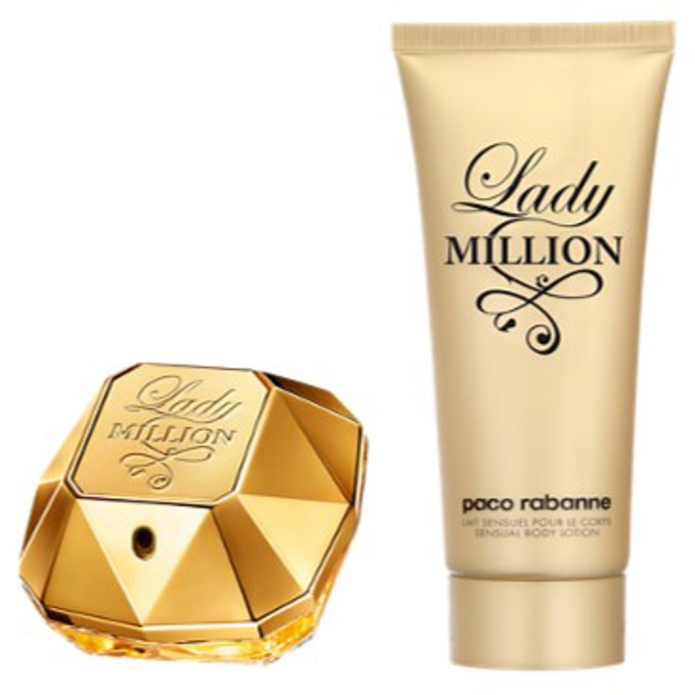 Lady Million Gift Set, EdP and Body Lotion