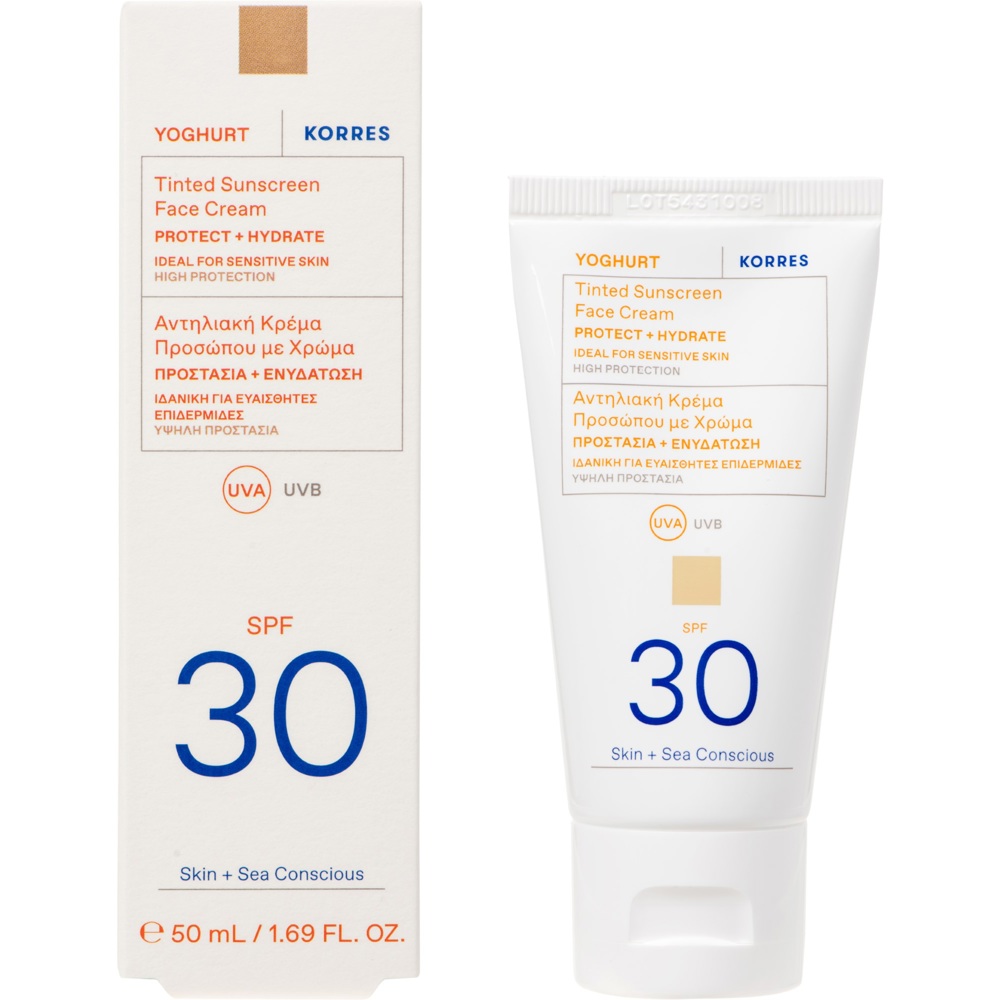 Yoghurt Tinted Sunscreen Face Cream SPF30