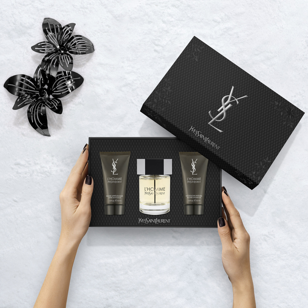 L'Homme Gift Set, EdT, Shower Gel and After Shave Balm