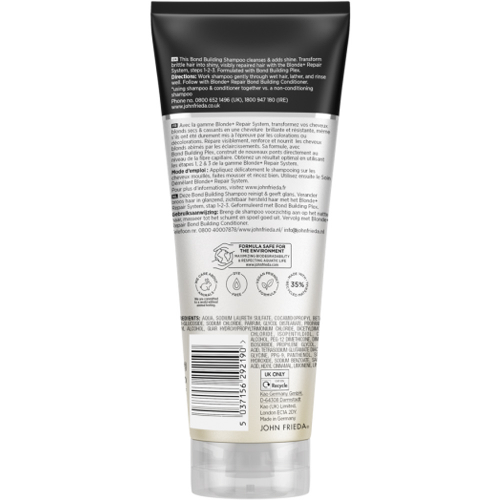 Blonde+ Repair System Bond Building Shampoo