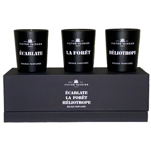 Héliotrope, La Forêt & Écarlate 3-Set Scented Candles, 210g