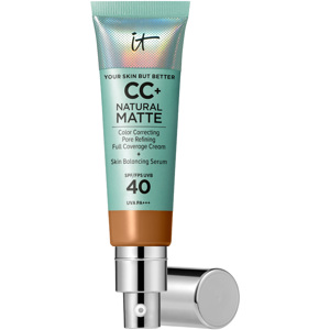 CC+ Cream Natural Matte Foundation SPF40, 15 Rich Honey