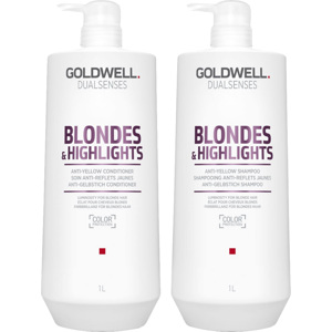 Dualsenses Blondes & Highlights Conditioner 1000ml + Shampoo 1000ml
