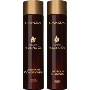 Keratin Healing Oil Lustrous Conditioner 250ml + Shampoo 300ml